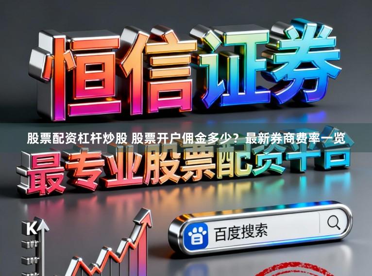 股票配资杠杆炒股 股票开户佣金多少？最新券商费率一览