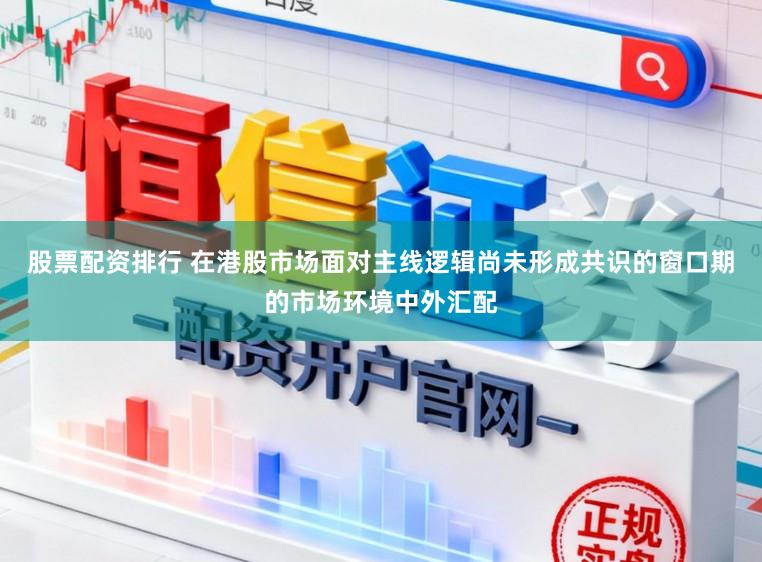 股票配资排行 在港股市场面对主线逻辑尚未形成共识的窗口期的市场环境中外汇配